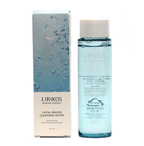 Очищающая вода для мягкого снятия макияжа LIRIKOS Marine Energy Facial Eraser Cleansing Water 50 ml - фото 12634