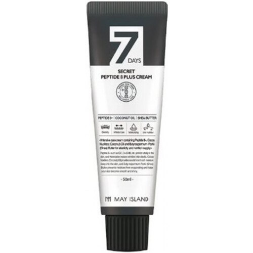 Омолаживающий крем с пептидным комплексом MAY ISLAND 7 Days Secret Peptide 8 Plus Cream 50мл - фото 12758