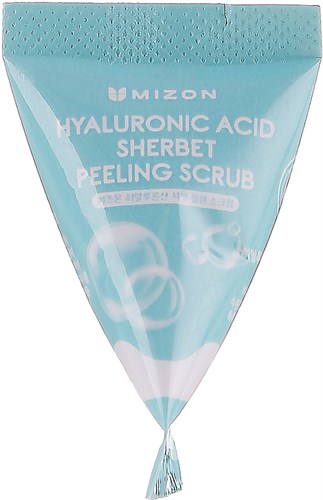 Пилинг-скраб гиалуроновый MIZON Hyaluronic Acid Sherbet Peeling Scrub ПОШТУЧНО пирамидка - фото 13474