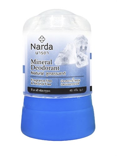 Кристаллический дезодорант Натуральный Narda Mineral deodorant natural 45 гр - фото 13633