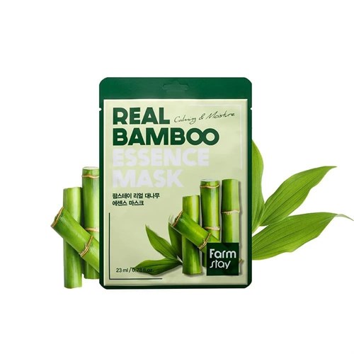 Тканевая маска с экстрактом бамбука FARMSTAY REAL BAMBOO ESSENCE MASK - фото 15405