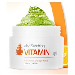 Витаминный алоэ-гель против тусклости кожи The Skin House Aloe Soothing Vitamin Gel 50g - фото 4695