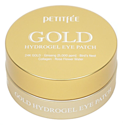 Гидрогелевые патчи для глаз с золотым комплексом Petitfee Gold Hydrogel Eye Patch (60шт) - фото 5374