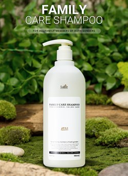 Бессульфатный шампунь для всей семьи LADOR Family Care Shampoo 900ml - фото 6584