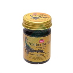 Черный тайский бальзам с ядом скорпиона Banna 50 г - фото 6714