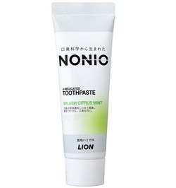 Профилактическая зубная паста LION Nonio для удаления неприятного запаха, отбеливания, очищения и предотвращения появления и развития кариеса (аромат цитрусов и мяты) 130гр - фото 6993