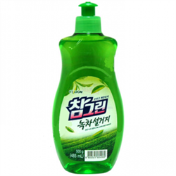 Средство для мытья посуды CJ LION Chamgreen - Зеленый чай 960мл флакон - фото 7657