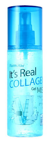 Гель-мист для лица с коллагеном Farmstay It'S Real Collagen Gel Mist 120мл - фото 8421