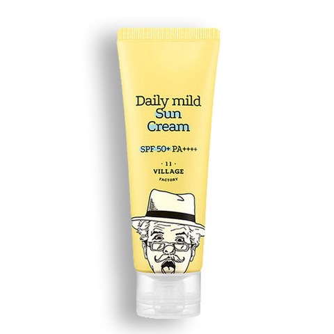 Солнцезащитный крем VILLAGE 11 FACTORY Daily Mild Sun Cream SPF 50+ PA++++ 50 ml - фото 8732