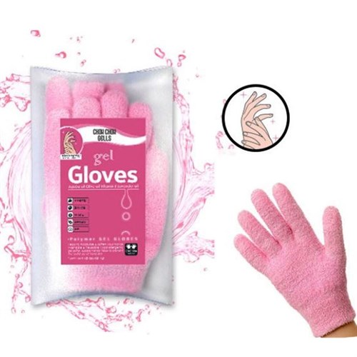 Увлажняющие смягчающие перчатки для рук CHOK CHOK GELLS Gel Gloves [Pink] - фото 9068