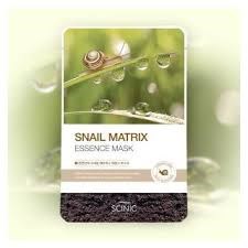 Тканевая маска с муцином улитки Scinic Snail Matrix Essence mask - фото 9214