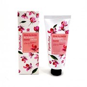 Крем для рук с цветением сакуры Farmstay pink flower blooming hand cream cherry blossom 100ml