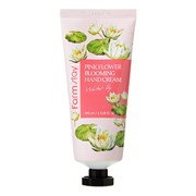 Крем для рук с Водной лилией Farmstay pink flower blooming hand cream water lily 100мл