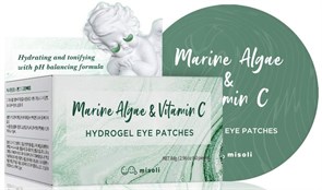 Гидрогелевые патчи с морскими водорослями и витамином С Misoli Marine Algae & Vitamin C Hydrogel Eye Patch 60 шт