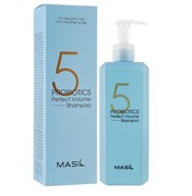Бессульфатный шампунь для объема волос MASIL 5 PROBIOTICS PERFECT VOLUME SHAMPOO 500мл