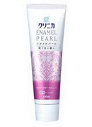 Зубная паста отбеливающая LION Enamel Pearl сияние жемчуга (розовая) 130г