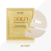 Маска для лица гидрогелевая c ЗОЛОТОМ Petitfee Gold Hydrogel Mask Pack