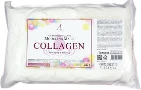 Маска альгинатная с коллагеном укрепляющая (пакет) Anskin Collagen Modeling Mask (Refill) 240g