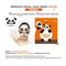 Тканевая маска для лица c экстрактом ежевики Berrisom Animal Mask Panda (Blackberry) - фото 9575